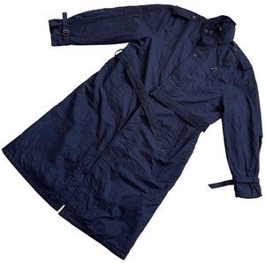 Sundazed (Germany) Vintage Plain Weave Padded Miltary Trench Coat : XL